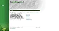 Desktop Screenshot of frankborzellieri.com