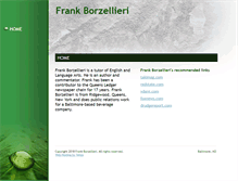 Tablet Screenshot of frankborzellieri.com